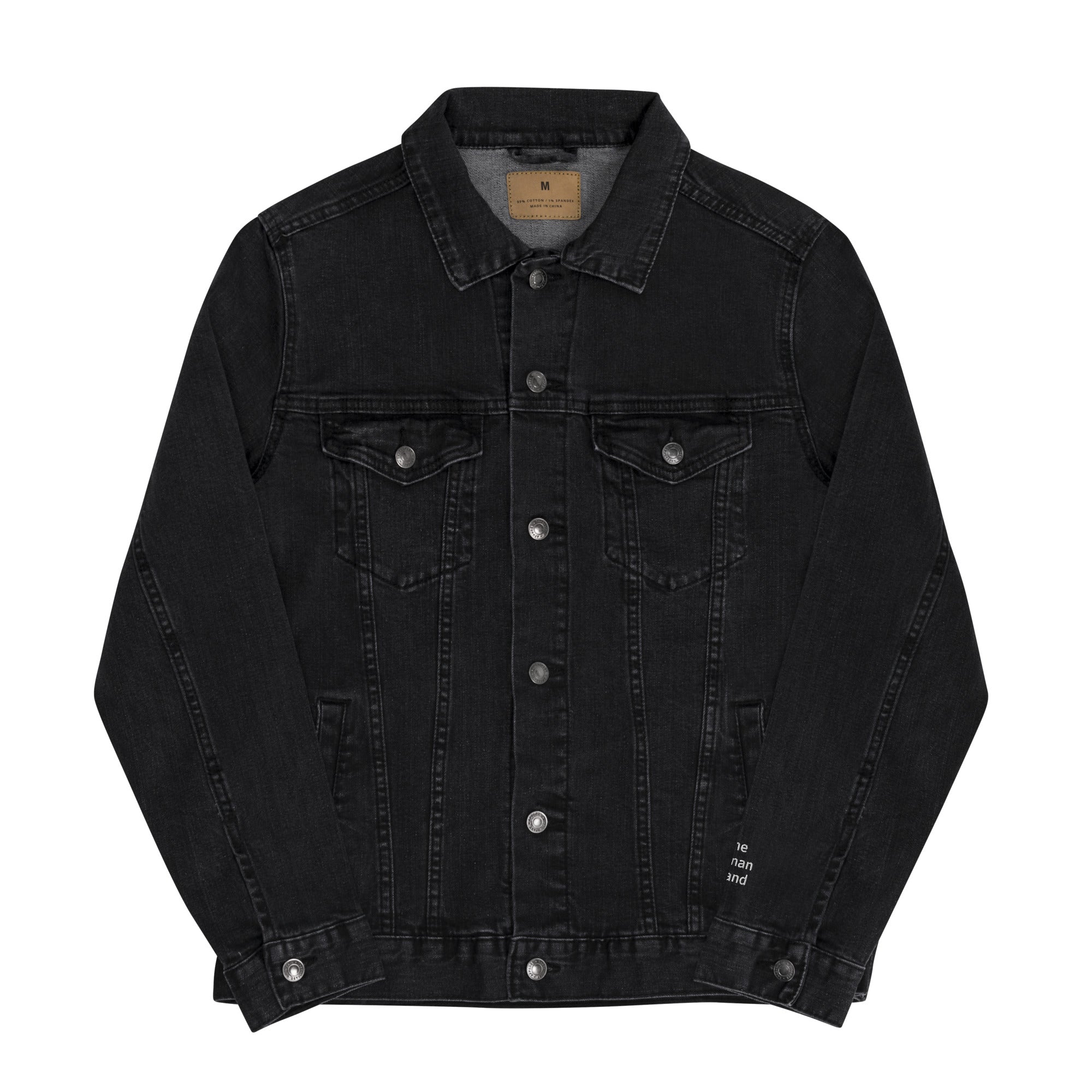 ジャケット・アウター black denim jacket archive The Common Thread Denim Jacket – XANDY HUMAN BRAND